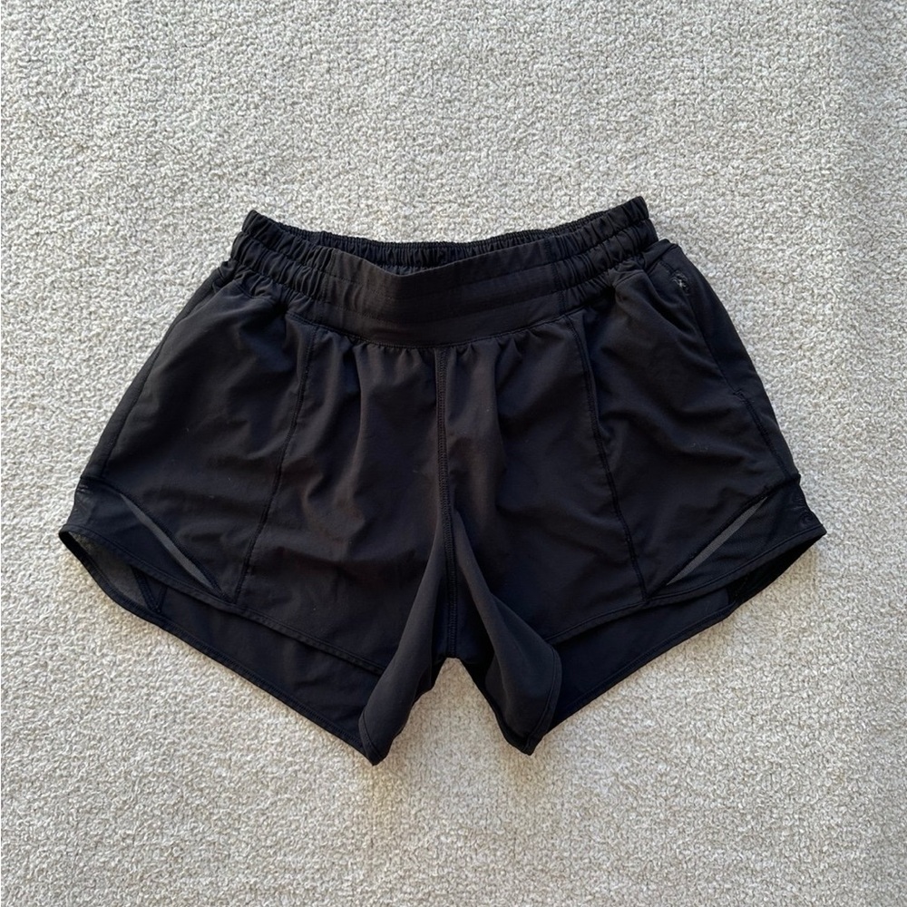 lululemon athletica Black Athletic Running Shorts